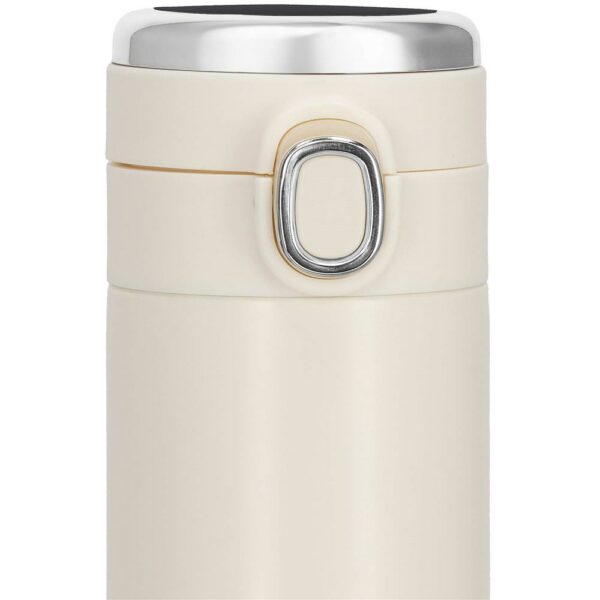 Okos termosz bögre, rozsdamentes acél, LED kijelző, hőmérséklet kijelző, 420ml, 20cm, krém - Image 19