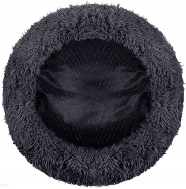 Pat Sersimo pentru caini si pisici, cu husa detasabila, gri inchis, diametru 100cm - Image 3