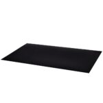 Protectie parchet pentru scaun de birou, polipropilena, 100x70cm, negru