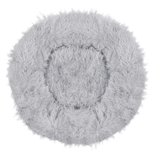 Sersimo ágy kutyának és macskának, levehető huzattal, szürke, 100cm átmérőjű - Image 4