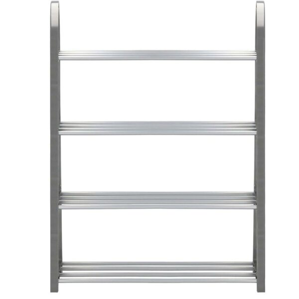 Pantofar PVC si metal, Sersimo cu 4 rafturi, 64x50cm, argintiu - Image 5