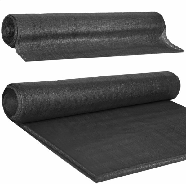 Plasa umbrire si intimitate pentru gard, 1.5m latime, 50m lungime, 65g densitate, gri - Image 6