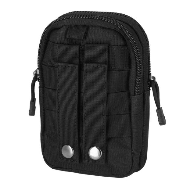 Borseta sport de brau, impermeabila, cu prindere la curea, 18x12x4cm, negru - Image 6