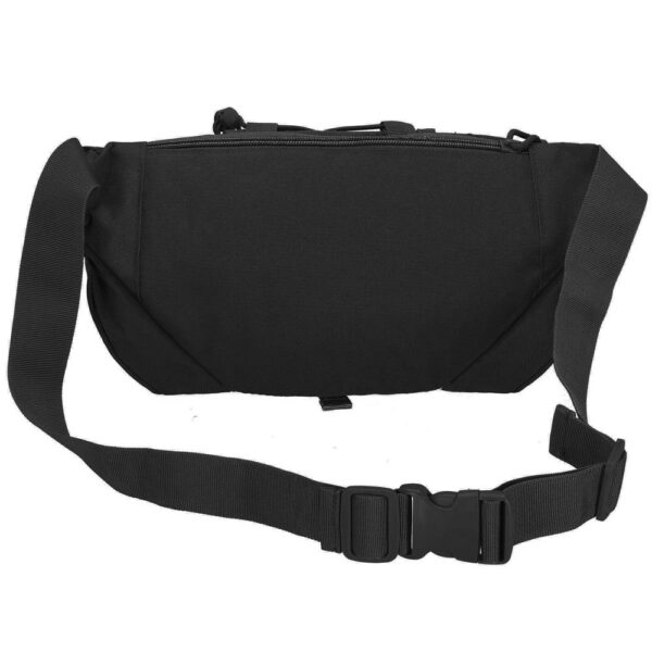 Tágas táska vállra vagy karra, vízálló, unisex, 37x19cm, fekete - Image 8