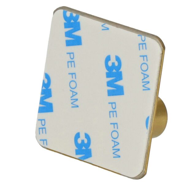 Set 4 agatatori tip cuier pentru baie, sistem fixare inclus, aluminiu, auriu - Image 9