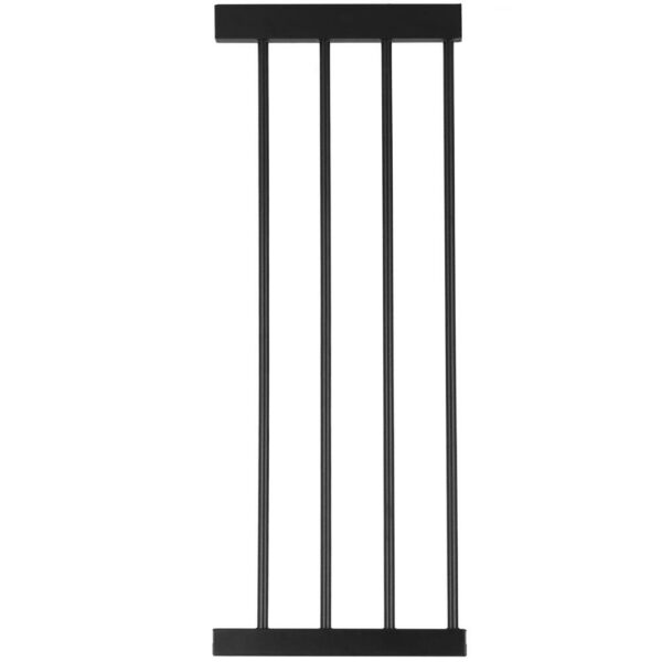 Biztonsági kapu lépcsőhöz, állítható, fa acél szerkezettel, 103-110cm, fekete barna - Image 10