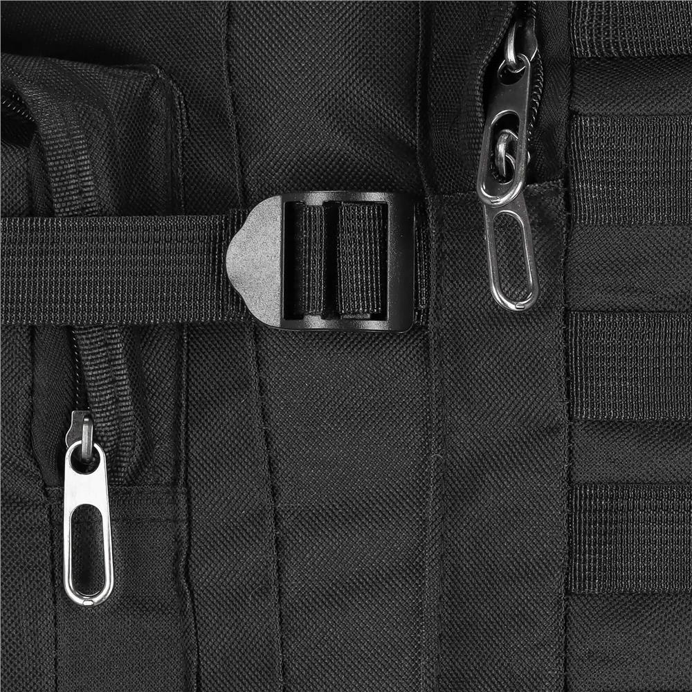 Túrabakancs hátizsák, nagy kapacitású, 60L, több rekeszes, állítható hevederekkel, fekete - Image 9