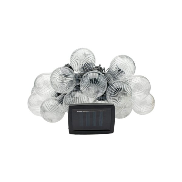 Fényfüzér, LED, Stripes modell, 20 izzós, 580 cm, napelemes töltés, meleg fehér fény - Image 11