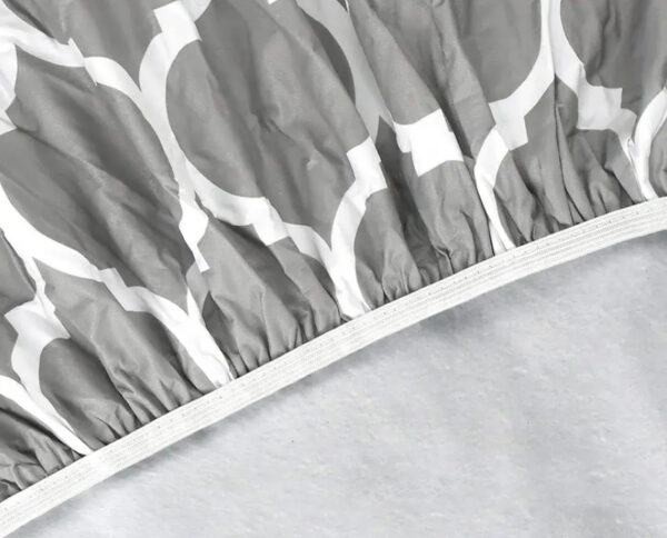 Masa dreptunghiulara pliabila multifunctionala, cu protectie fata de masa, 180x74x74cm, alba - Image 13