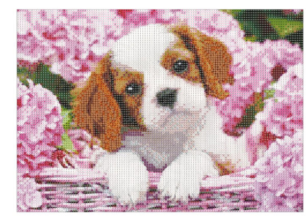 5D keresztszemes hímzőkészlet, 30x40cm, Catel modell - Image 16