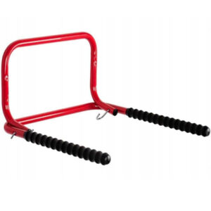 Fali tartó 2 db kerékpár parkolására, maximum 40kg, 50cm, piros