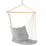 Brazil típusú függőfotel, 60x120x130cm, 150kg, szürke