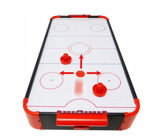 Air Hockey asztali játék, gyerekeknek, 2 korong és 2 bot, 85x42x23cm - Image 9