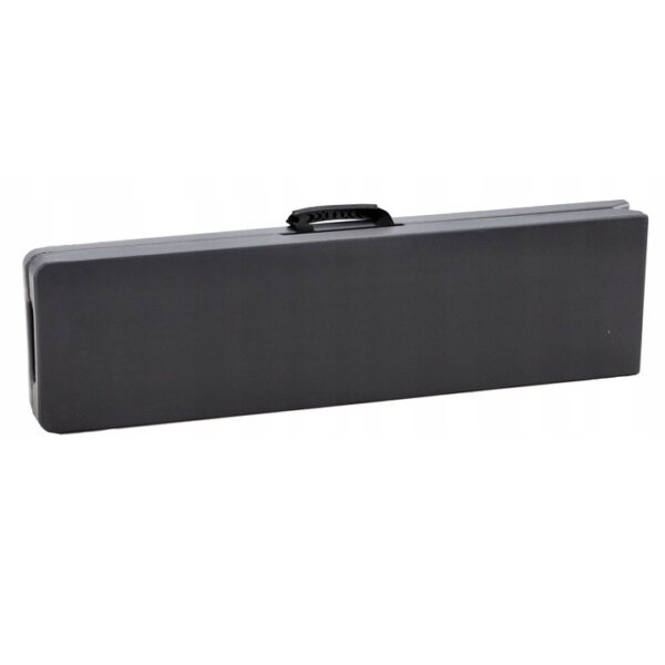 Banca pliabila pentru gradina sau catering, HDPDE, 180x25x43cm, negru - Image 3