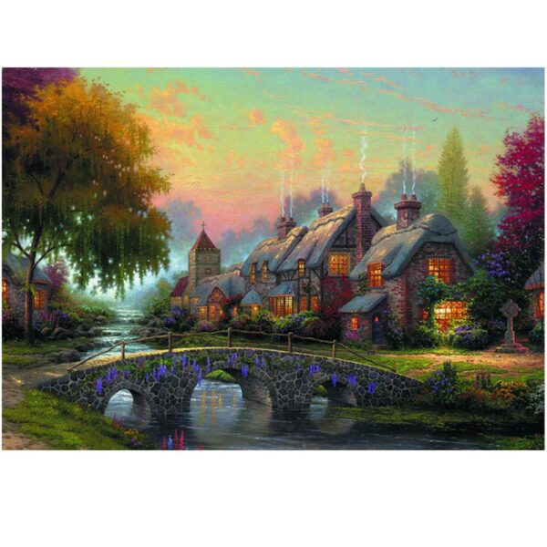 5D keresztszemes hímzőkészlet, 30x40cm, Stone Bridge modell - Image 23