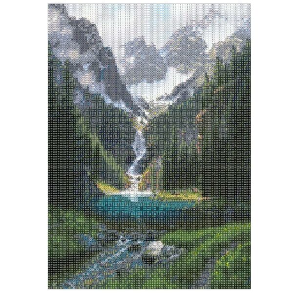 5D keresztszemes hímzőkészlet, 30x40cm, Cascada modell - Image 16