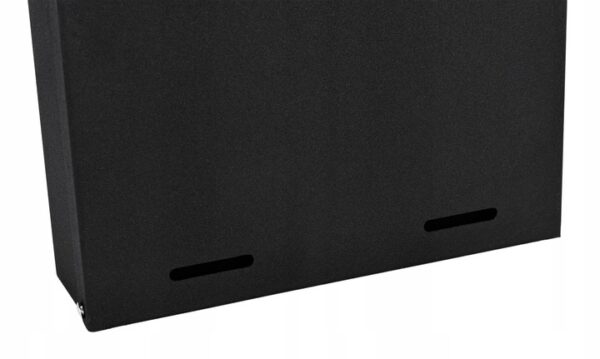 Cutie postala de exterior, pentru gard sau perete, din otel zincat, cu incuietoare, 26x6x19cm, gri inchis - Image 11
