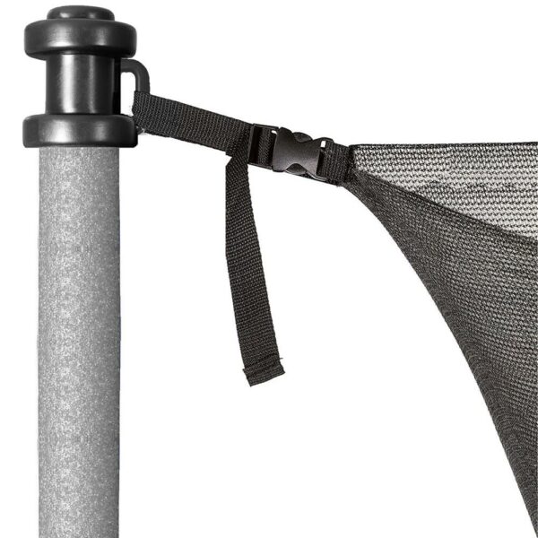 Trambulina Black, cu scara si plasa de protectie interioara, 180 cm, 120kg - Image 9
