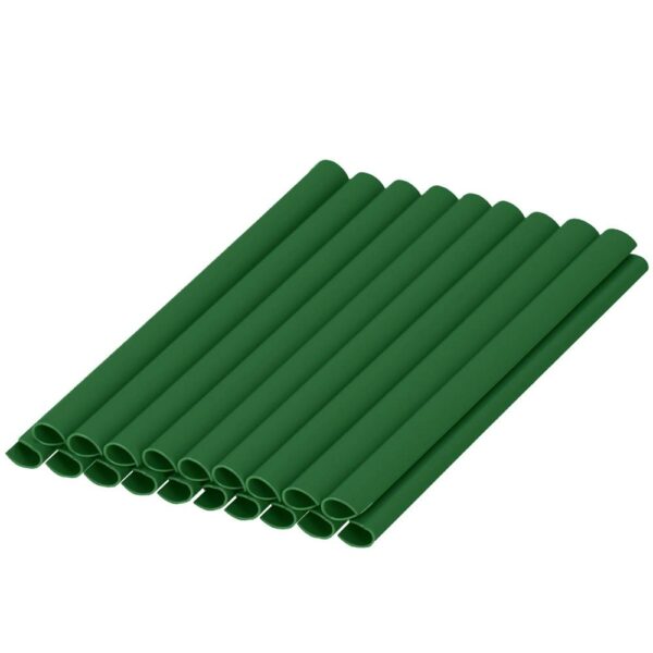 Kerítésbe fűzhető belátásgátló szalag, PVC, 35 x 0,19 m, zöld - Image 6