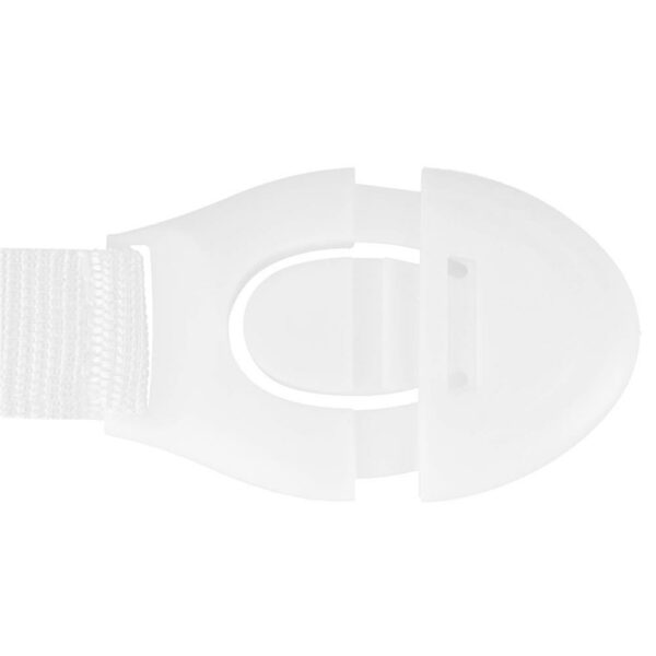 10 db-os fiók és ajtózár biztosíték készlet, műanyag és textil, állítható, 20 cm, fehér - Image 12