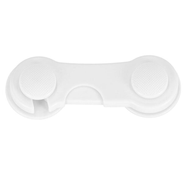 Set 4 sigurante blocator sertare si usi, plastic rezistent, fixe, 9.5 cm, alb - Image 8