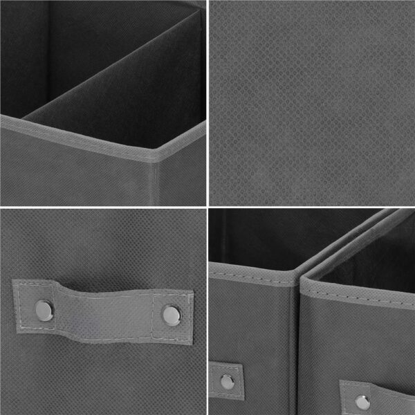 Organizator dulap tip lada cu 3 sertare, 31x31x22cm, gri - Image 14