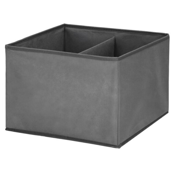 Organizator dulap tip lada cu 3 sertare, 31x31x22cm, gri inchis - Image 16