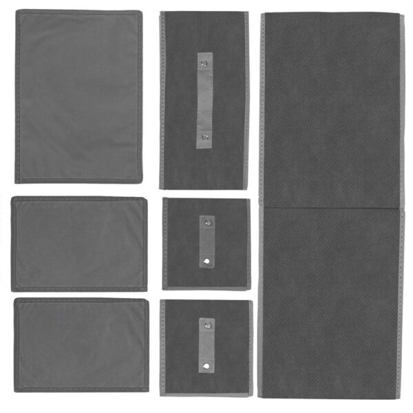 Organizator dulap tip lada cu 3 sertare, 31x31x22cm, gri - Image 17