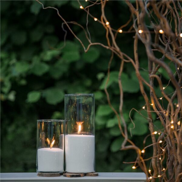 Ghirlanda luminoasa cu incarcare solara, 200 LED-uri, 22 metri, 8 functii, alb cald - Image 17