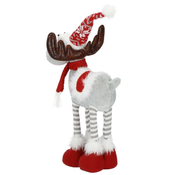 Karácsonyi figura, Rénszarvas, teleszkópos lábak, LED világítás, állítható magasság 64-85cm - Image 18