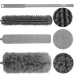 Portalanító toll teleszkópos nyéllel, nehezen elérhető helyekhez, 4 részes készlet, 75–255 cm