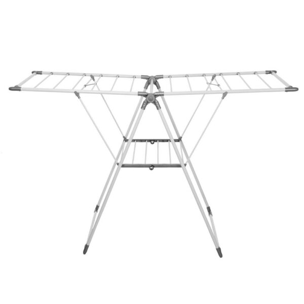 Összecsukható ruhaszárító, 3 platform, közbenső függőpadlóval, 156x57x100cm - Image 21