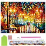 5D keresztszemes hímzőkészlet, 30x40cm, Alee in the park modell