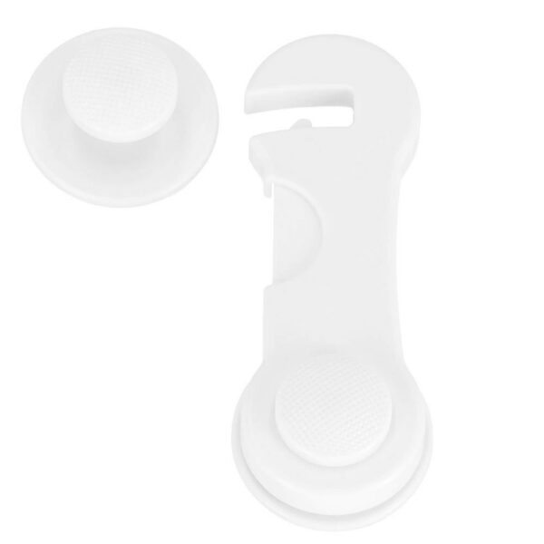 Set 4 sigurante blocator sertare si usi, plastic rezistent, fixe, 9.5 cm, alb - Image 24