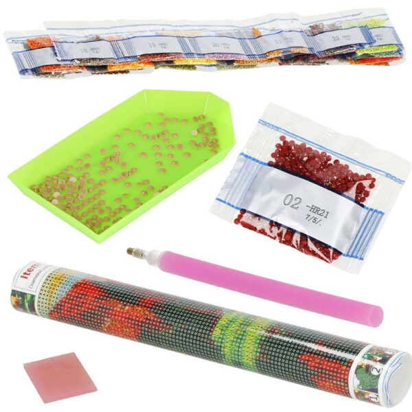 Set de broderie cu diamante 5D, 30x40cm, model Lac Como - Image 3