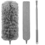 Teleszkópos porseprű nehezen elérhető helyekhez, 3 részes készlet, 75–255 cm