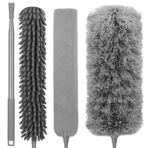 Pamatuf pentru praf cu coada telescopica pentru zone greu accesibile, 4 piese, 75-255 cm - Image 4