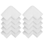 10db sarokvédő készlet a gyermekek biztonságáért, 60x35mm, EPE hab, szürke