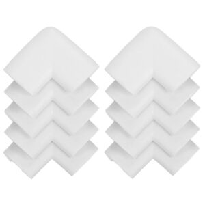 10db sarokvédő készlet a gyermekek biztonságáért, 60x35mm, EPE hab, szürke