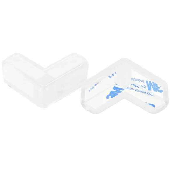 Set 10 protectii colturi pentru siguranta copii, drepte, 40x15mm, silicon, transparent - Image 5