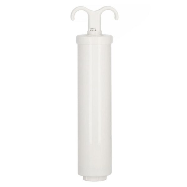 Vákuumszivattyú ruhatáskákhoz, műanyag, 38cm, fehér - Image 6