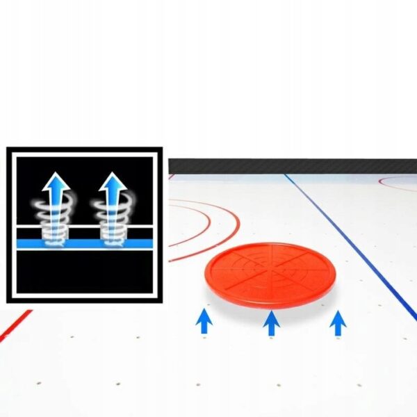 Air Hockey asztali játék, gyerekeknek, 2 korong és 2 bot, 85x42x23cm - Image 6