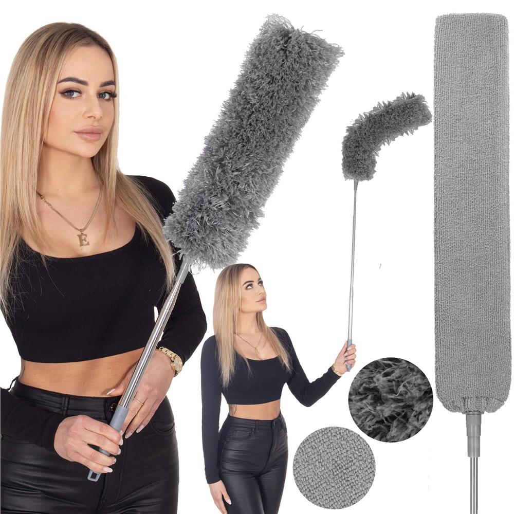 Teleszkópos porseprű nehezen elérhető helyekhez, 3 részes készlet, 75–255 cm - Image 6