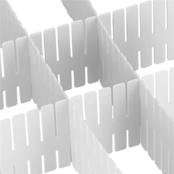 Fiókrendszerező 4 rekesszel, 46x7cm, fehér - Image 7
