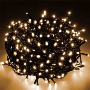 Fényszerelés a karácsonyfához, 17,5 méter, 300 LED, 8 funkciós, meleg fehér