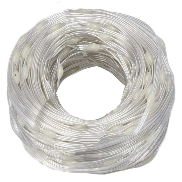 Fényfüggöny 300 LED, 3x3m, beltérre, távirányítóval, meleg fehér (sárga) - Image 7