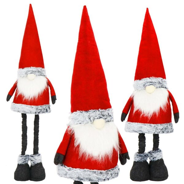 Figurina Craciun, Spiridus, picioare telescopice, inaltime extensibila 67-95cm - Image 12