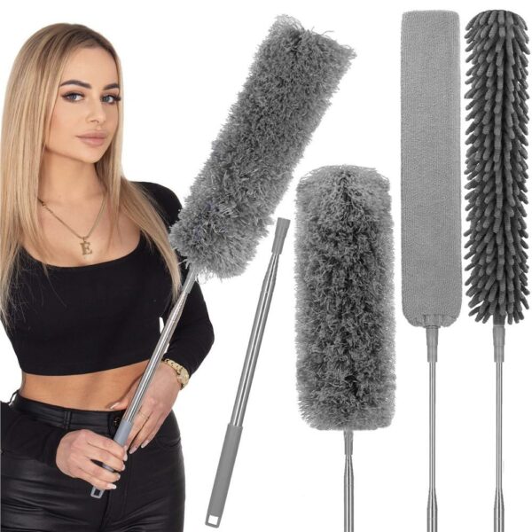 Pamatuf pentru praf cu coada telescopica pentru zone greu accesibile, 4 piese, 75-255 cm - Image 7