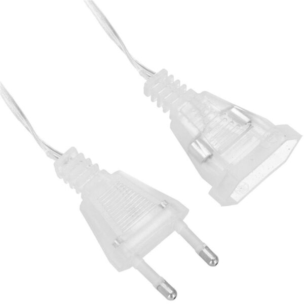 Fényfüggöny 300 LED, 3x3m, beltérre, távirányítóval, meleg fehér (sárga) - Image 8