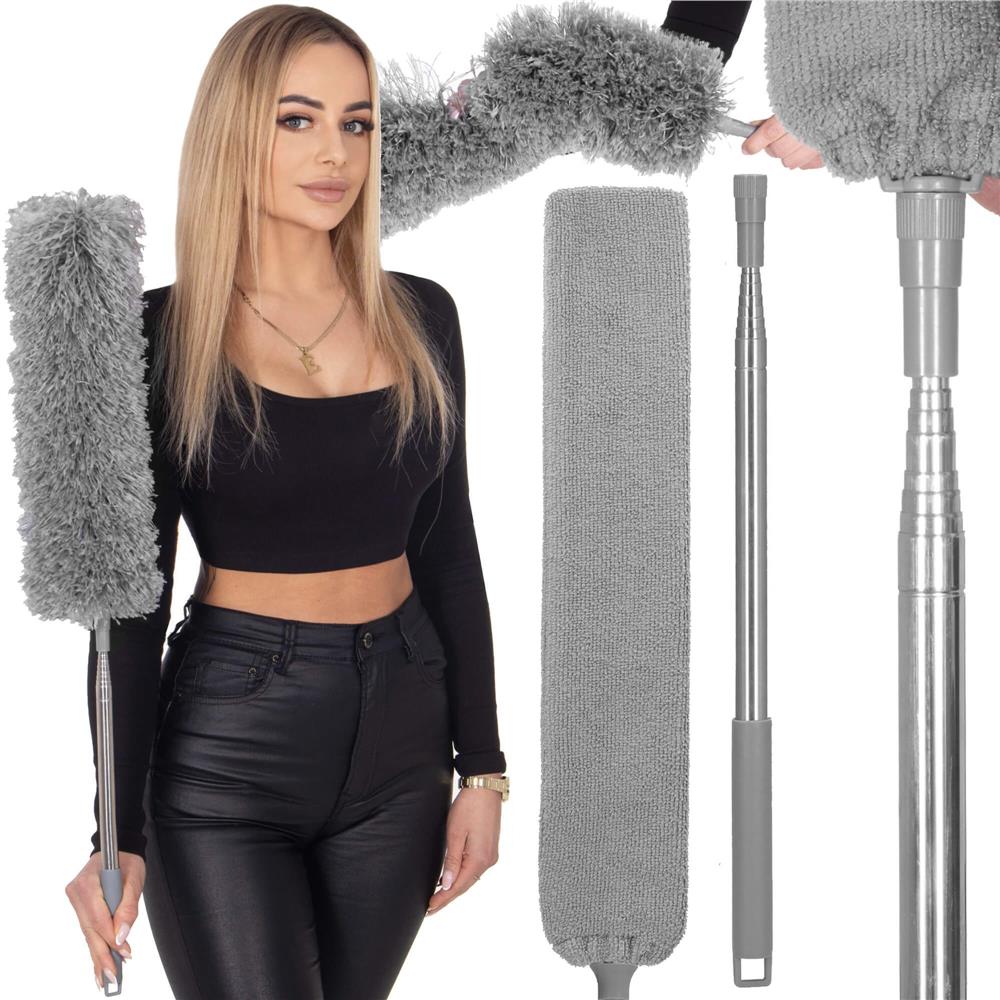 Teleszkópos porseprű nehezen elérhető helyekhez, 3 részes készlet, 75–255 cm - Image 8